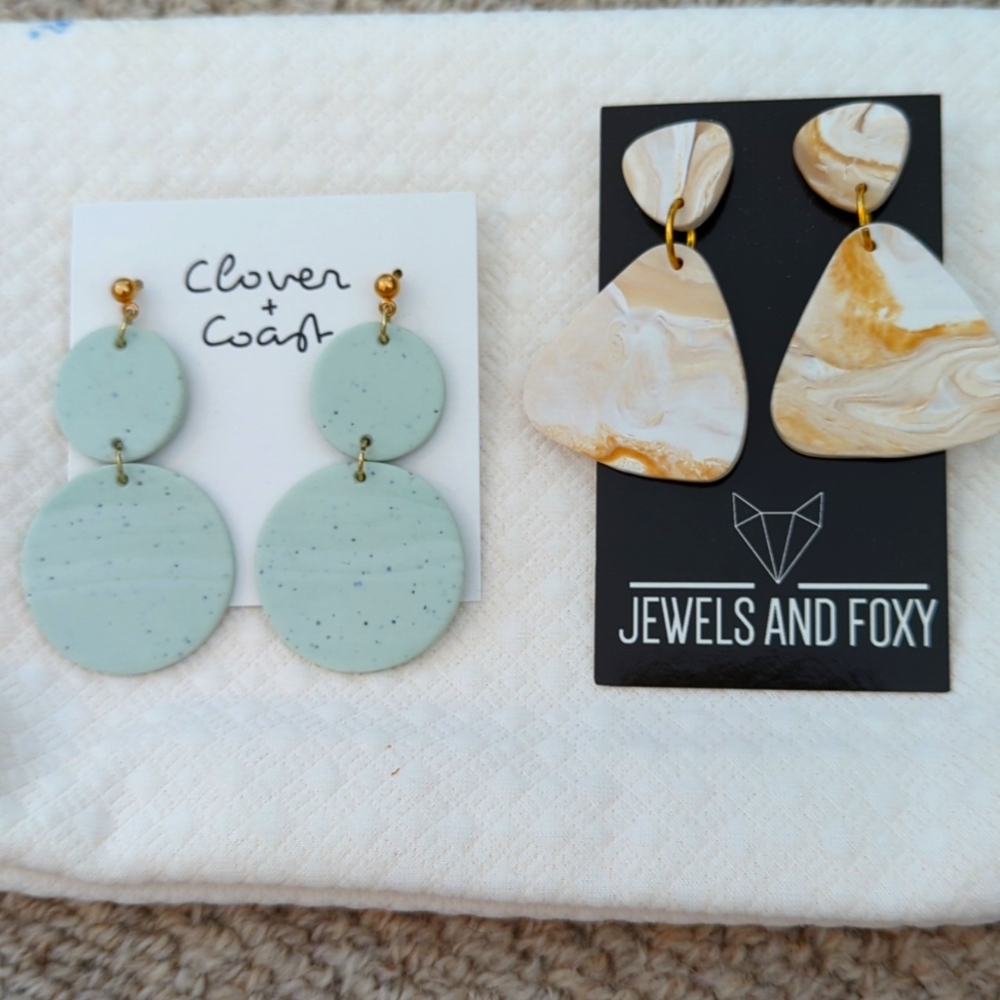 Resin earrings